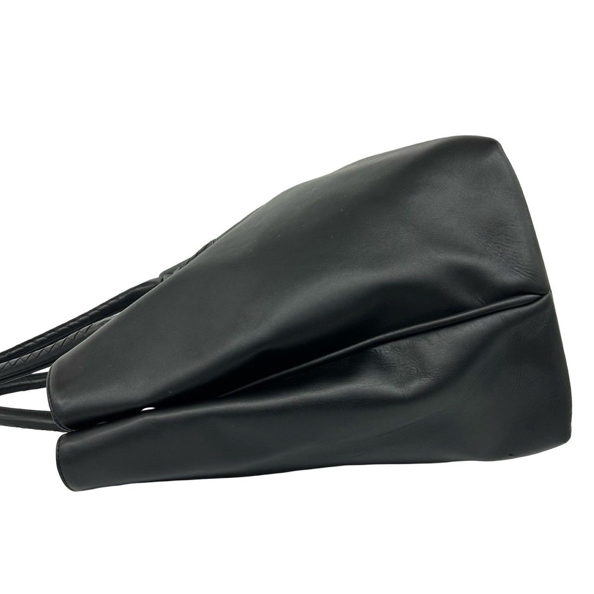 Bottega Veneta Vintage Marco Polo Leather Tote Black — view 5