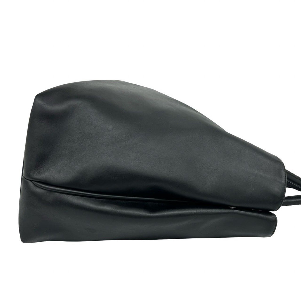 Bottega Veneta Vintage Marco Polo Leather Tote Black — view 6
