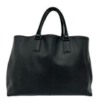 Bottega Veneta Vintage Marco Polo Leather Tote Black — view 3