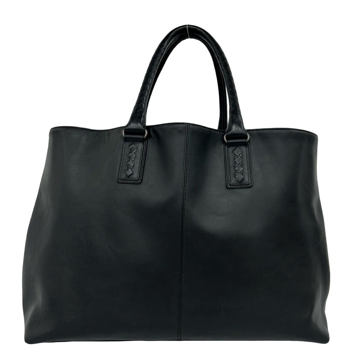 Bottega Veneta Vintage Marco Polo Leather Tote Black — view 3