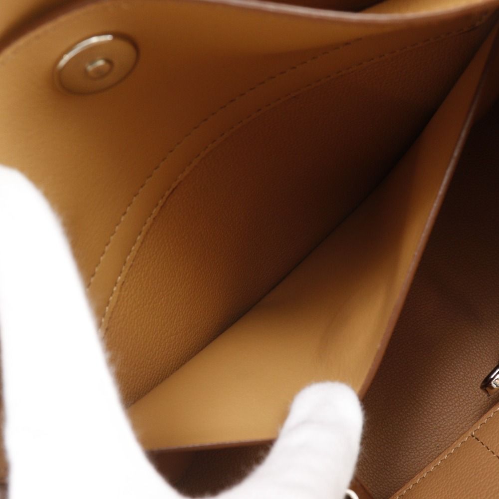 Dior Open Bar Medium 2-Way Shoulder Calfskin Beige Handbag — view 7
