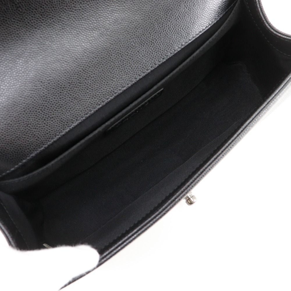 Chanel Boy Ibushi Caviar Leather Black Shoulder Bag — view 5