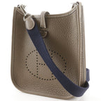Hermes Evelyne TPM Taurillon Clemence Brown Shoulder Bag — view 2