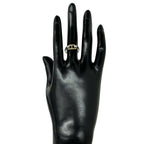 Hermes Vintage Chaine D'ancre Ring Silver Yellow Gold — view 2