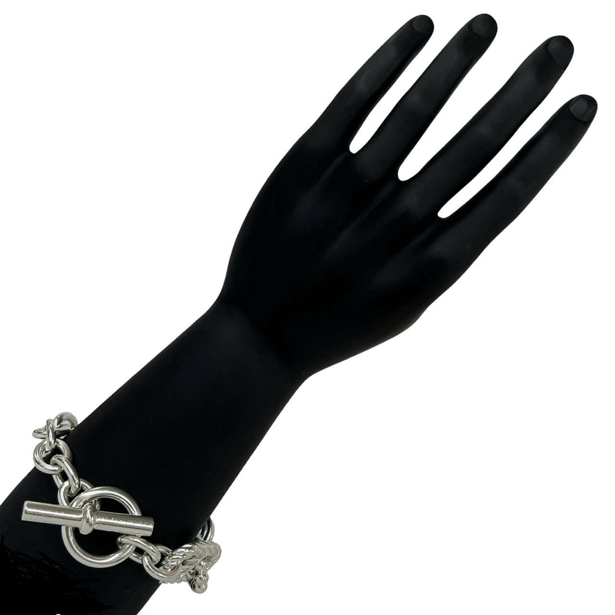 Hermes Chaine D'ancre Parade GM Bracelet 925 Sterling Silver — view 2