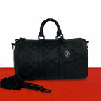 Louis Vuitton Keepall 35 Bandouliere Monogram Leather 2-Way Shoulder Bag Black