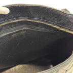 Chanel Reissue Tote Logo Caviar Leather Handbag Black Gold — view 7