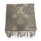 Louis Vuitton Echarpe Reykjavik Cashmere Scarf Gray — view 2