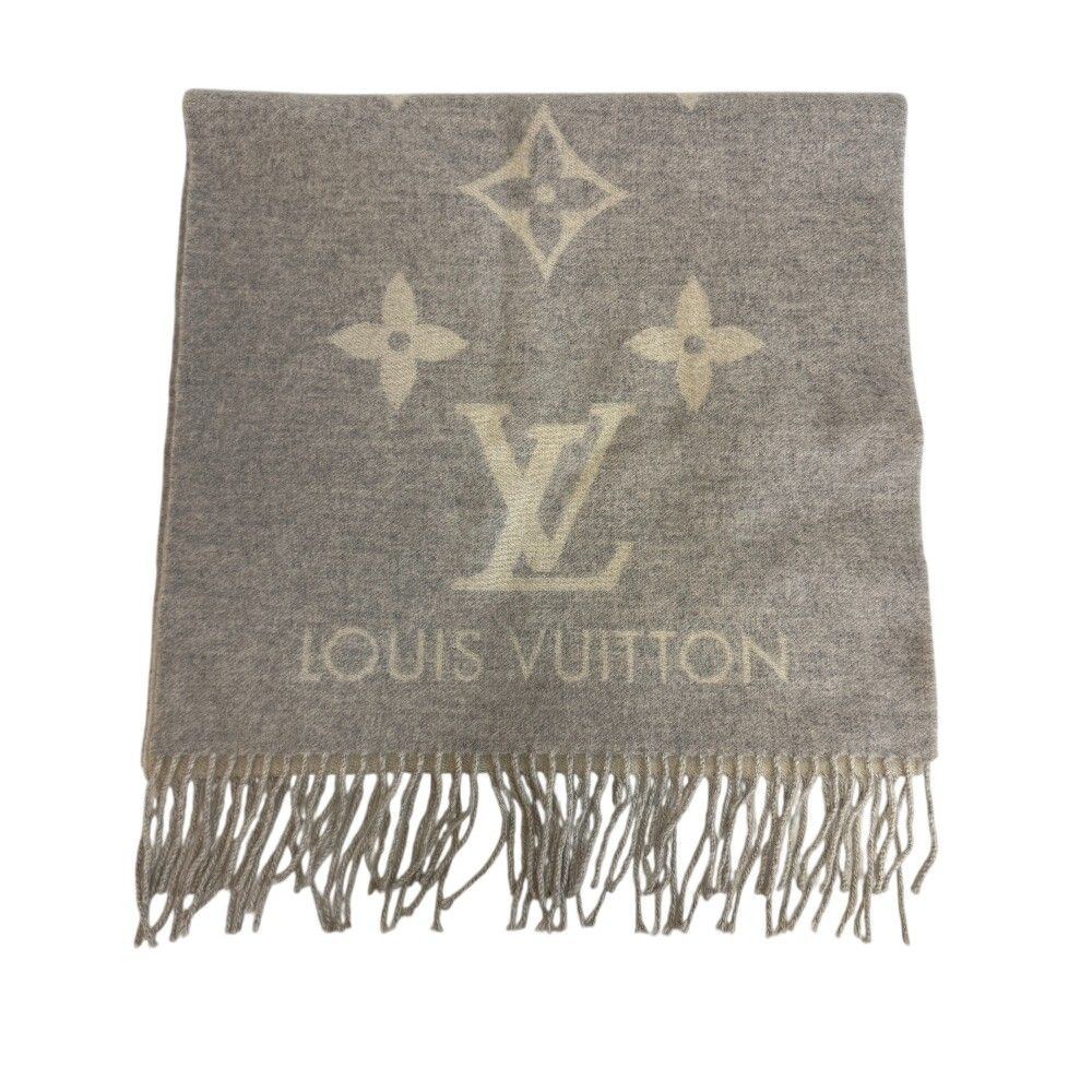 Louis Vuitton Echarpe Reykjavik Cashmere Scarf Gray