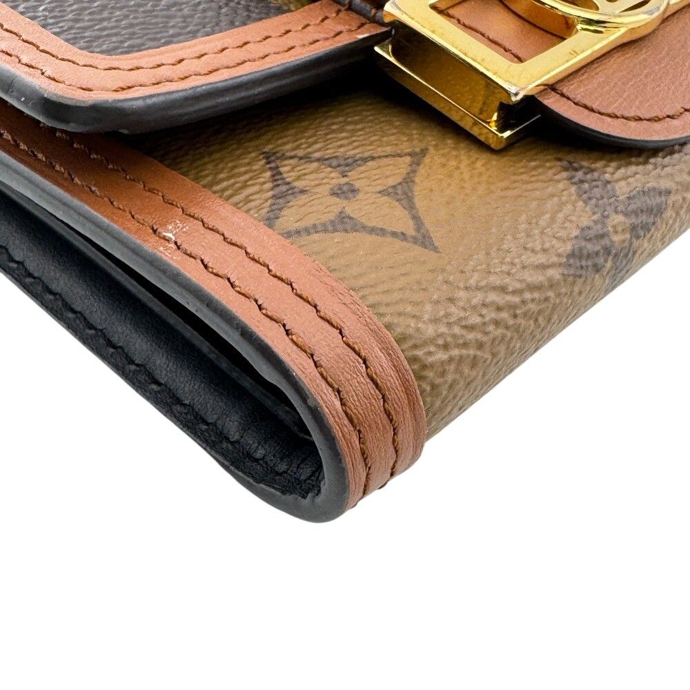 Louis Vuitton Portefeuille Dauphine Compact Monogram Reverse Bifold Wallet — view 2