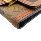 Louis Vuitton Portefeuille Dauphine Compact Monogram Reverse Bifold Wallet — view 3