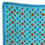 Louis Vuitton LV Jonas Wood Monogram Silk Scarf Blue — view 2