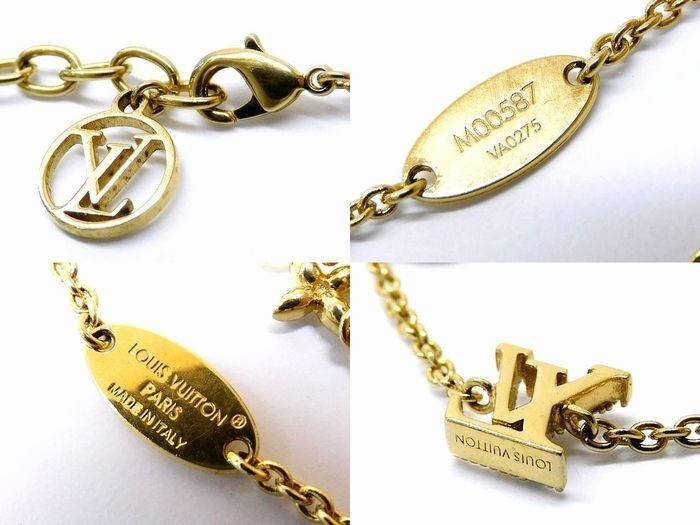 Louis Vuitton Iconic Bracelet Gold Colored Rhinestone — view 3