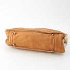 Celine Leather Suede 2-Way Shoulder Bag Brown — view 5
