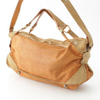 Celine Leather Suede 2-Way Shoulder Bag Brown — view 2