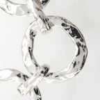 Saint Laurent Vintage Circle Heart Necklace Silver — view 5
