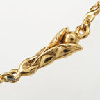 Saint Laurent Vintage Pearl Chain Necklace Gold — view 5