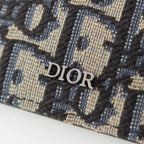 Dior Oblique Jacquard Strap Card Case Black — view 4