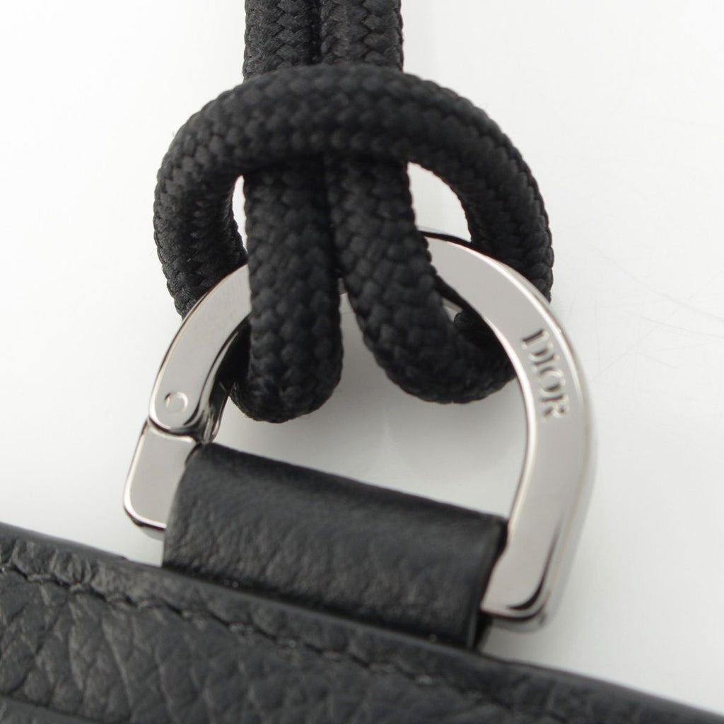 Dior Oblique Jacquard Strap Card Case Black — view 5