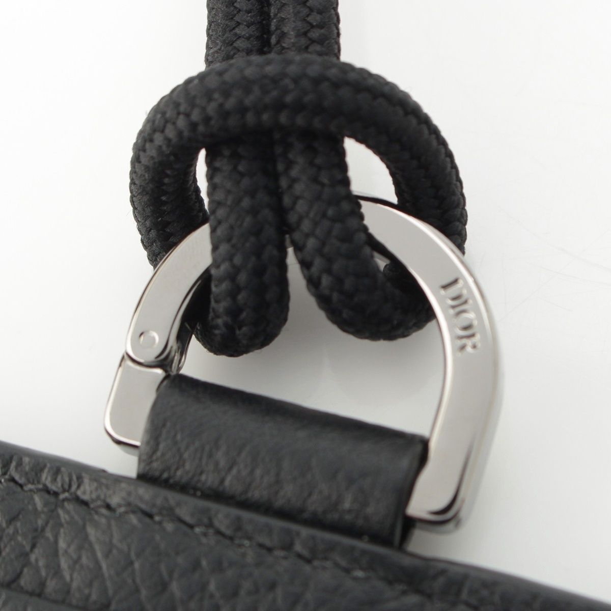 Dior Oblique Jacquard Strap Card Case Black — view 5