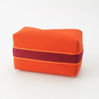Hermes Brid-a-brac PM Cotton Canvas Pouch Handbag Orange — view 5