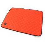 Hermes Polyester Dog Patch Quilted Reversible Mat Pet Supplies Fu Navy Pet Pet — view 2