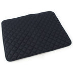 Hermes Polyester Dog Patch Quilted Reversible Mat Pet Supplies Fu Navy Pet Pet — view 3
