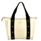 Louis Vuitton Handbag Cabas PM Antigua Cotton White