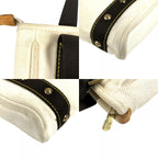 Louis Vuitton Handbag Cabas PM Antigua Cotton White — view 8
