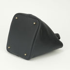 Hermes Picotin Lock MM Tote Taurillon Clemence Noir Black Gold — view 5