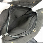 Hermes Herline Tote PM Silver Sellier Buttons Canvas Gray — view 5