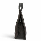 Hermes Herline Tote PM Silver Sellier Buttons Canvas Gray — view 3