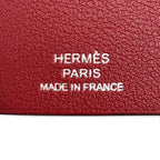 Hermes Leather Silver Clochette Pendant Bordeaux Necklace — view 8