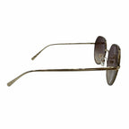 Chanel CC Logo Sunglasses Gold Brown Gradient 55 19 Demo Lens Eyewear — view 5