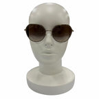 Chanel CC Logo Sunglasses Gold Brown Gradient 55 19 Demo Lens Eyewear — view 3