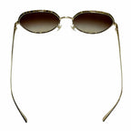 Chanel CC Logo Sunglasses Gold Brown Gradient 55 19 Demo Lens Eyewear — view 7