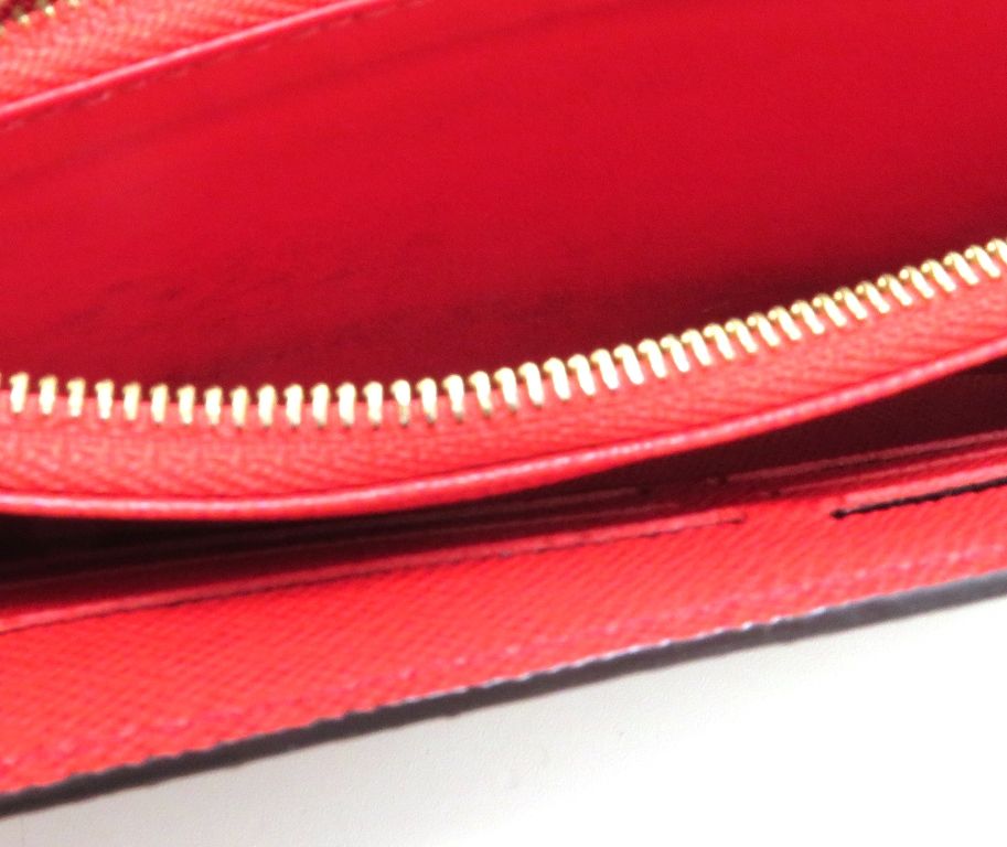 Louis Vuitton Portefeuille Sarah Monogram Coquelicot Wallet Canvas Brown — view 6