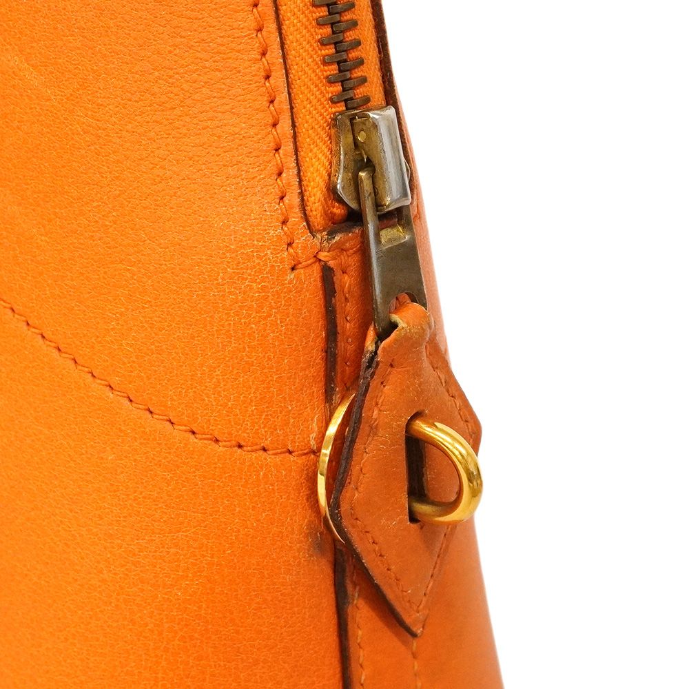 Hermes Handbag Bolide 35 Voga River Orange Gold — view 7