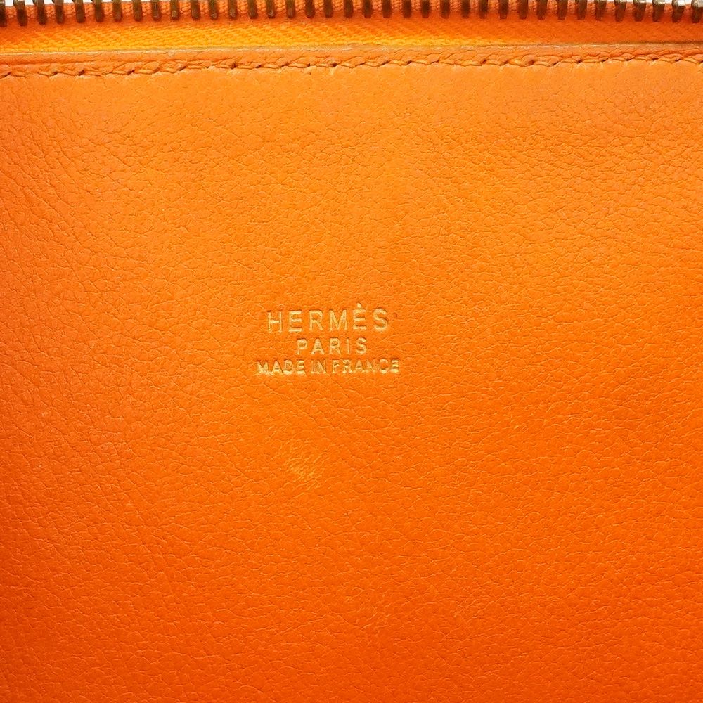 Hermes Handbag Bolide 35 Voga River Orange Gold — view 5