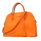 Hermes Handbag Bolide 35 Voga River Orange Gold