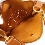 Hermes Shoulder Bag Evelyne Courchevel Gold — view 4