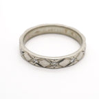 Chanel Ring Quilted Full Diamond Platinum — view 3