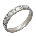 Chanel Ring Quilted Full Diamond Platinum