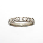 Chanel Ring Quilted Full Diamond Platinum — view 2