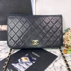 Chanel Quilted Full Flap Vintage Shoulder Bag — view 3