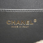 Chanel Vanity Bag Quilted Lambskin Black Gold 2-Way Bag — view 5