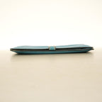 Hermes Wallet Dogon GM Togo Blue Jean Silver — view 3
