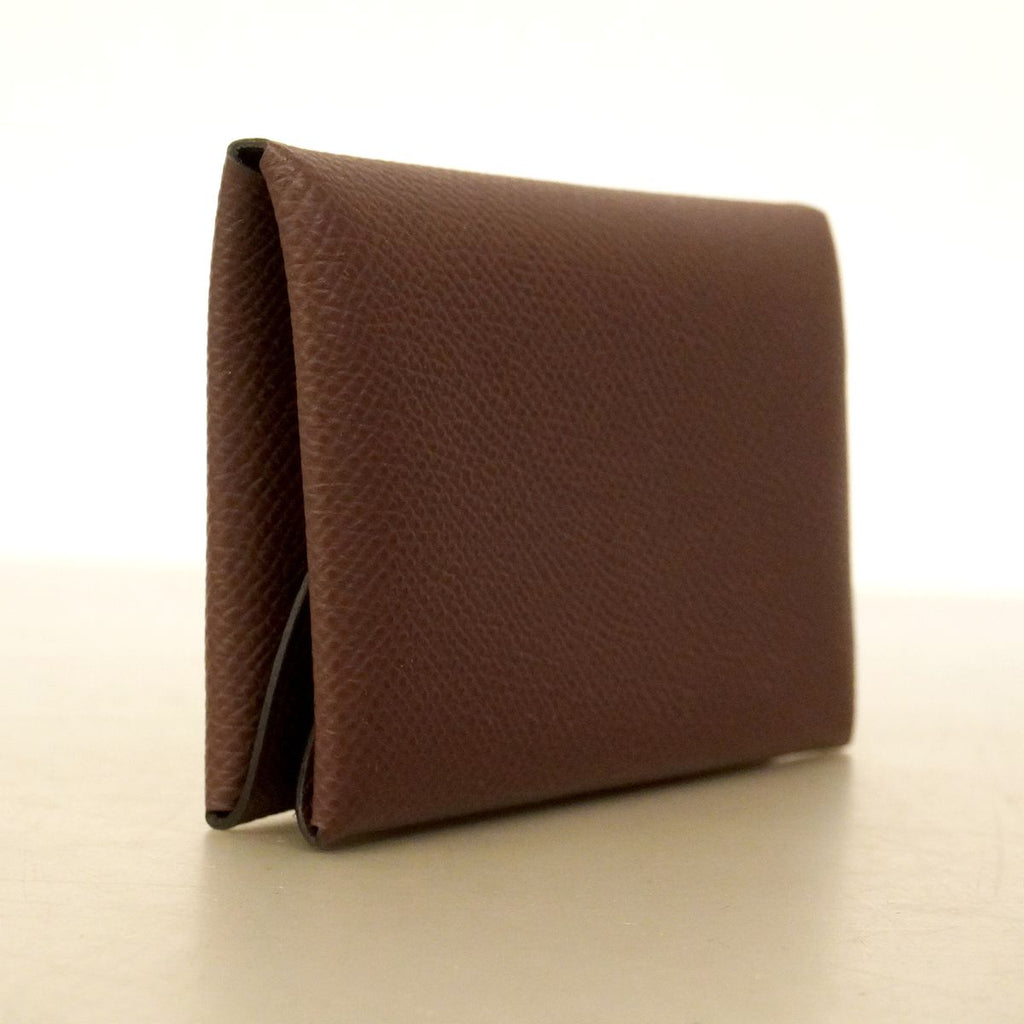 Hermes Coin Purse Calvi Duo Veau Epsom Tail Silver — view 2