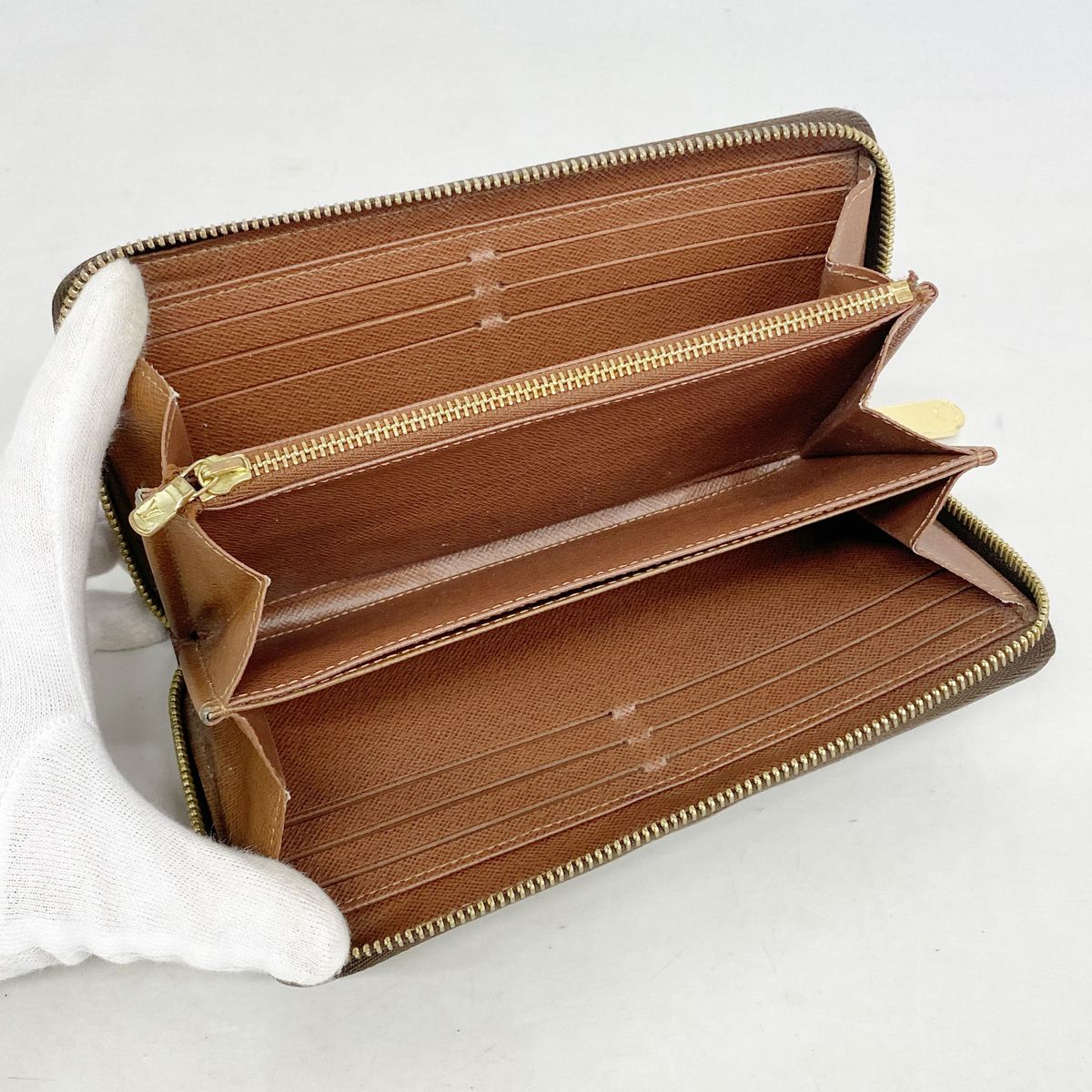 Louis Vuitton Wallet Monogram Zippy Brown — view 3