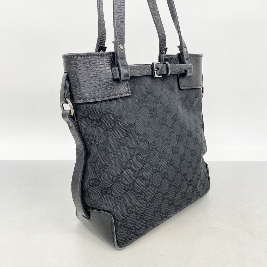 Gucci Tote GG Canvas Black Silver — view 2